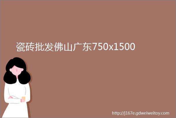 瓷砖批发佛山广东750x1500